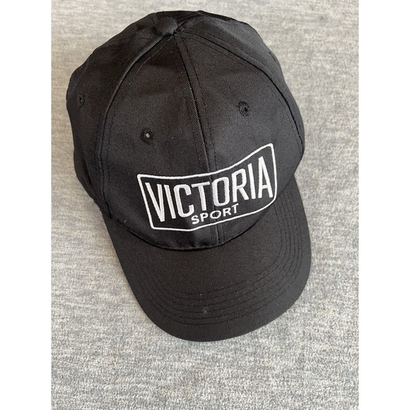 Victoria's Secret Victoria Sport Women's Hat Cap Black Logo‎ Embroidered OSFM - Picture 2 of 13